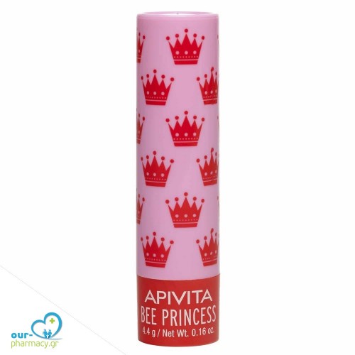 Apivita Lip Care Bee Princess Bio-Eco Με Βερύκοκο & Μέλι 4,4g