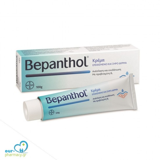 Bepanthol Κρέμα® Ενυδατώνει-Προστατεύει- Επιταχύνει τη Φυσική Διαδικασία Ανάπλασης του Δέρματος Ευαίσθητο σε Ερεθισμούς- 100 g -  5200309851012 5200309851913 - Περιποίηση μετά τον ήλιο - Εγκαύματα