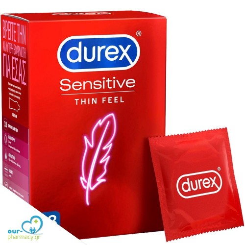 Durex Προφυλακτικά Πολύ Λεπτά Sensitive 18 τεμάχια
