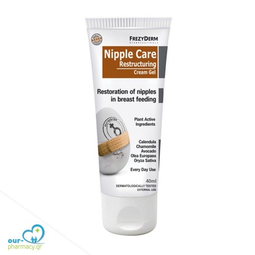 Frezyderm Nipple Care Restructuring Cream-Gel 40ml - Αποκατάστηση Των Θηλών Από Τον Θηλασμό