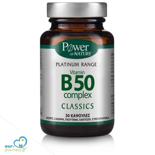 Power Health Platinum Classics - Vitamin B50 complex 30s Caps