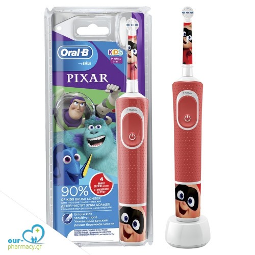 Oral-B Kids Ηλεκτρική Οδοντόβουρτσα Χαρακτήρες Της Pixar